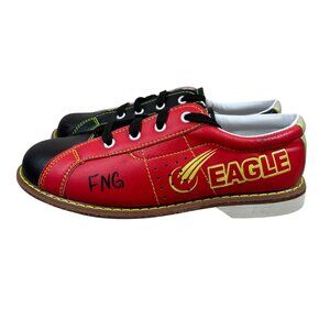 EAGLE RENTAL Bowling Shoes Women's Size 6.5 Red Black White